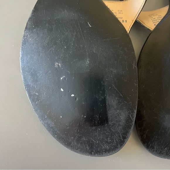 Coach Black Leather Sandals - Picture 8 of 14